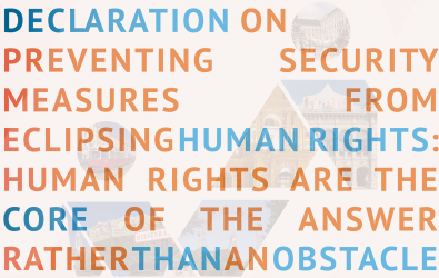 Invitation: Public Panel Discussion on the ‘Vienna Declaration on Preventing Security Measures from Eclipsing Human Rights…’
