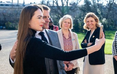 «Thanked for the boldness in breaking the political taboo on sending troops to aid Ukraine». Oleksandra Matviichuk met with President of France and President of the National Assembly of the country